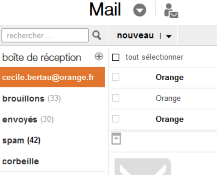orange boite mail