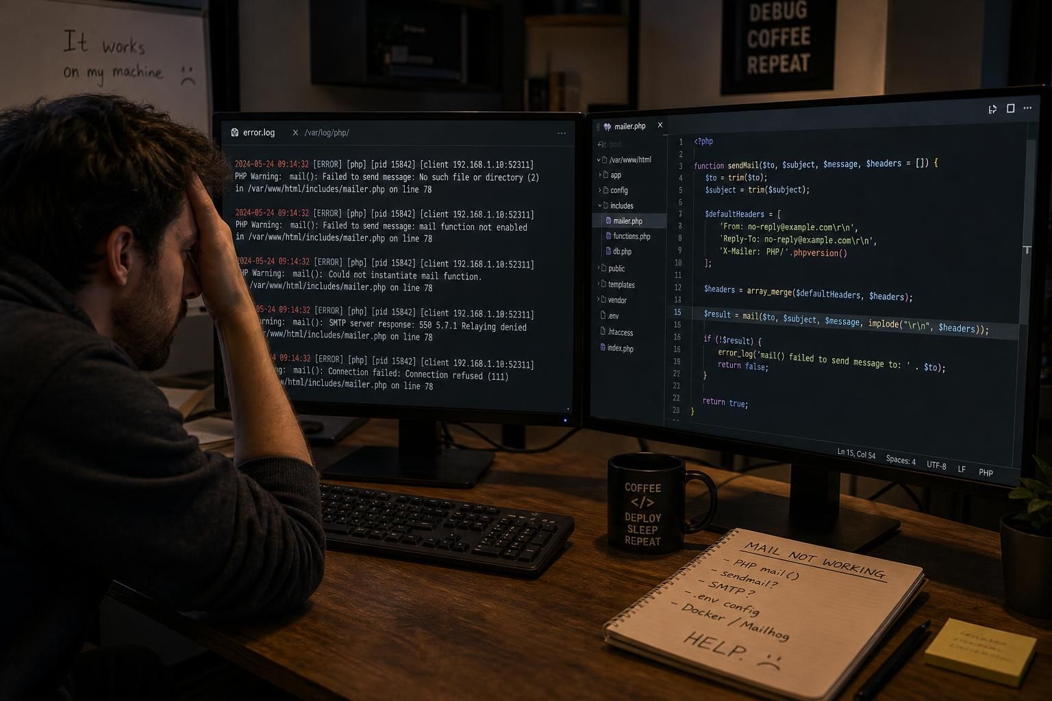 discover the true meaning behind the 'could not instantiate mail function' error in phpmailer and learn how to troubleshoot and fix it effectively.