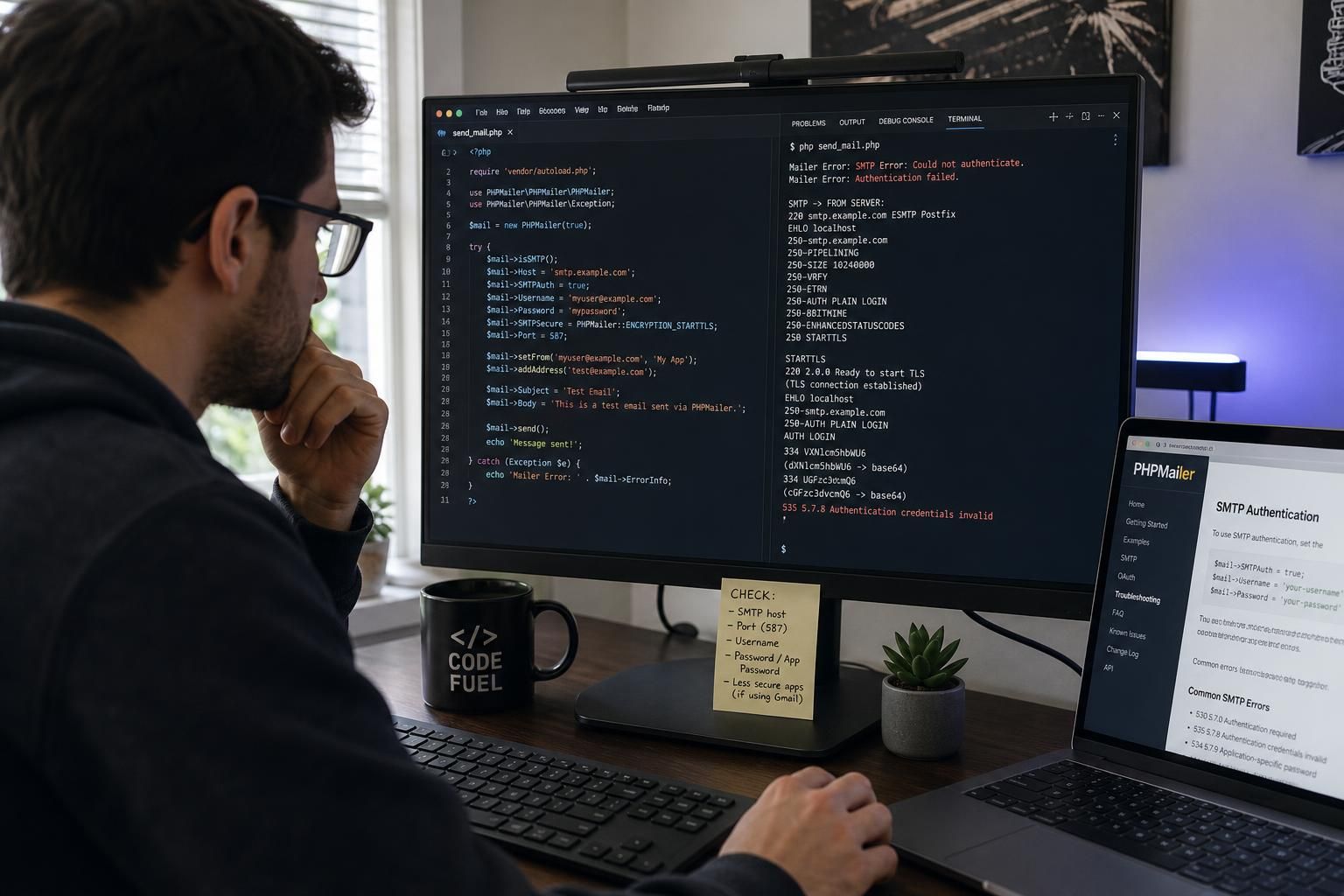 discover all the possible causes and solutions for the phpmailer 'could not authenticate' error to help you troubleshoot and resolve authentication issues effectively.