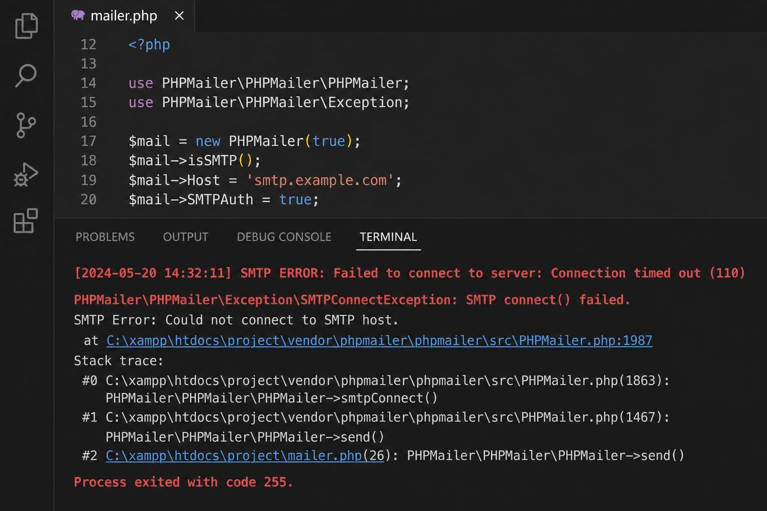 comprehensive guide to troubleshooting phpmailer smtp connect() failed errors. learn step-by-step diagnostics and solutions to fix your email sending issues effectively.