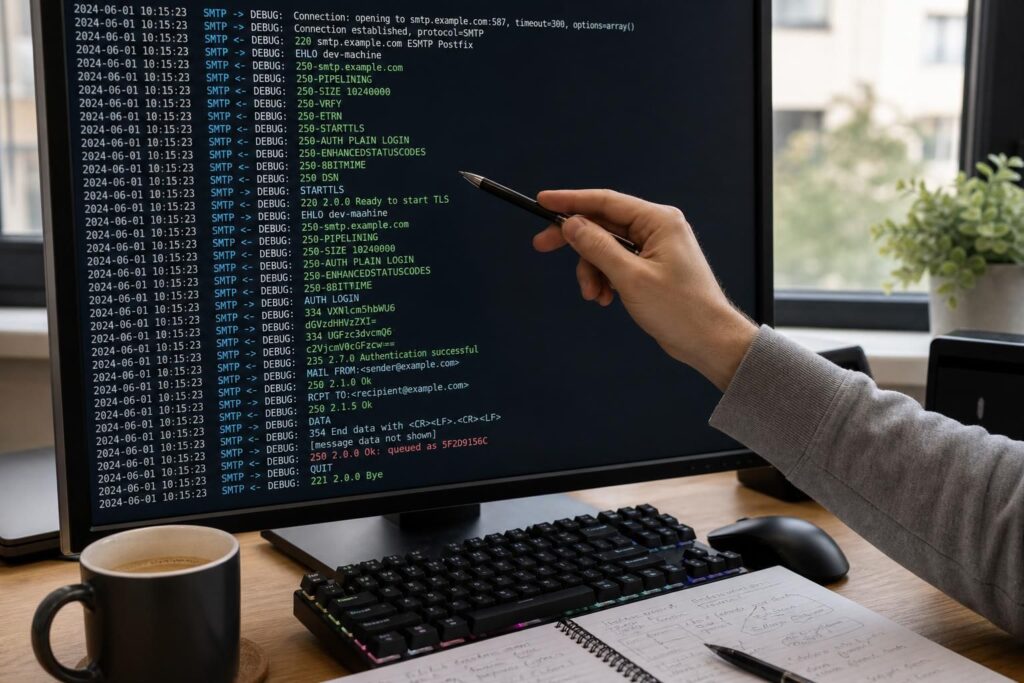 Reading PHPMailer SMTPDebug Output Line by Line learn how to effectively read and analyze phpmailer smtpdebug output line by line for better email debugging and troubleshooting.